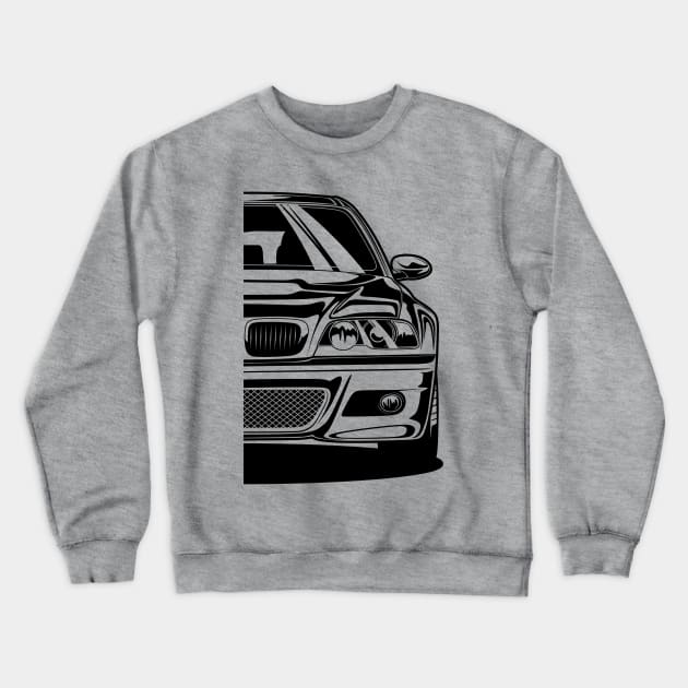 M3 E46 Coupe Line Art Crewneck Sweatshirt by idrdesign